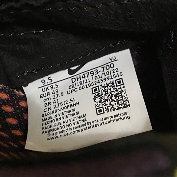 Size 9.5 - Nike Air Tuned Max Volt Total Orange 2022 Running shoes NO BOX - Picture 12 of 12